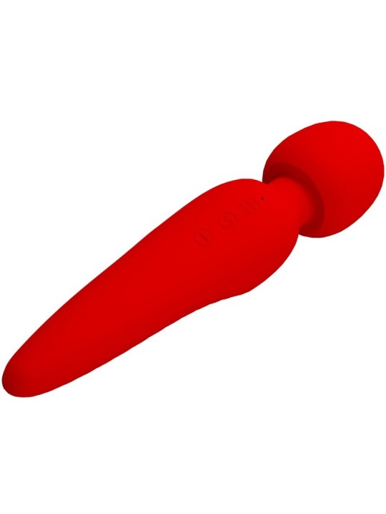 PRETTY LOVE MEREDITH MASAJEADOR 12 MODOS VIBRACION ROJO