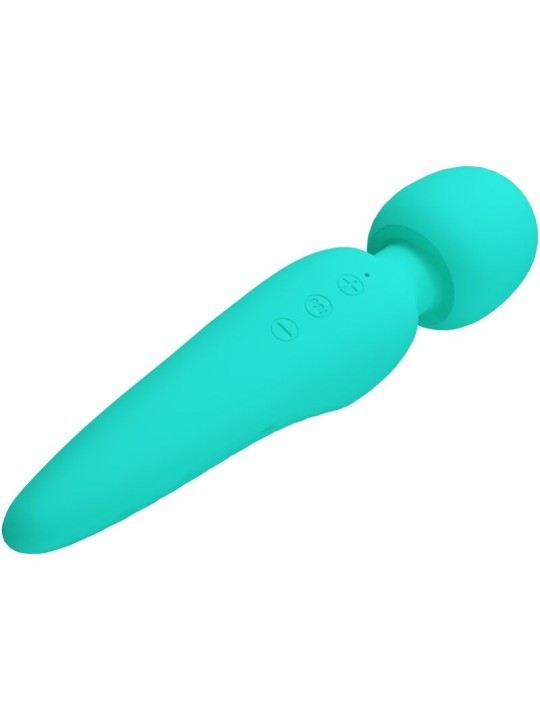 PRETTY LOVE MEREDITH MASAJEADOR 12 MODOS VIBRACION VERDE AGUA