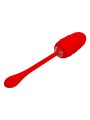PRETTY LOVE HUEVO VIBRADOR CON TEXTURA MARINA RECARGABLE ROJO