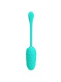 PRETTY LOVE HUEVO VIBRADOR CON TEXTURA MARINA RECARGABLE VERDE AGUA