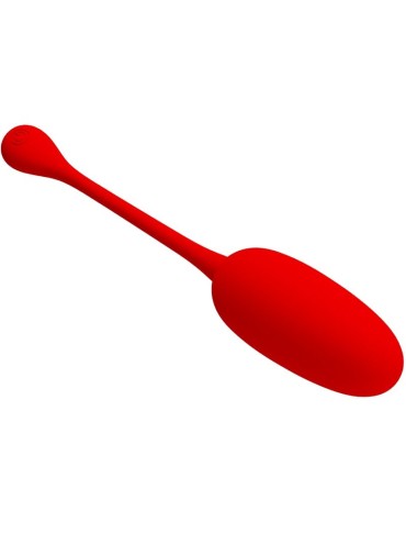 PRETTY LOVE KNUCKER HUEVO VIBRADOR RECARGABLE ROJO