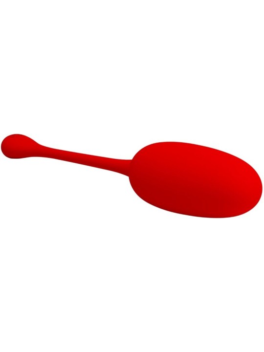 PRETTY LOVE KNUCKER HUEVO VIBRADOR RECARGABLE ROJO