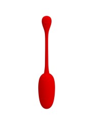 PRETTY LOVE KNUCKER HUEVO VIBRADOR RECARGABLE ROJO