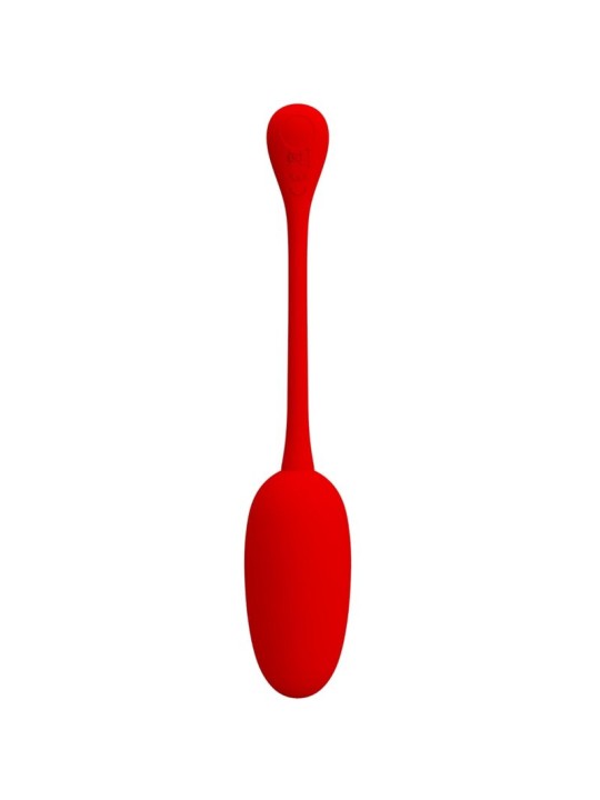 PRETTY LOVE KNUCKER HUEVO VIBRADOR RECARGABLE ROJO
