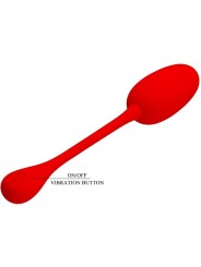 PRETTY LOVE KNUCKER HUEVO VIBRADOR RECARGABLE ROJO