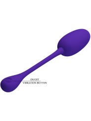 PRETTY LOVE KNUCKER HUEVO VIBRADOR RECARGABLE LILA