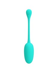 PRETTY LOVE KNUCKER HUEVO VIBRADOR RECARGABLE VERDE AGUA