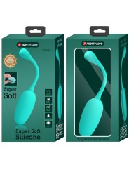 PRETTY LOVE KNUCKER HUEVO VIBRADOR RECARGABLE VERDE AGUA