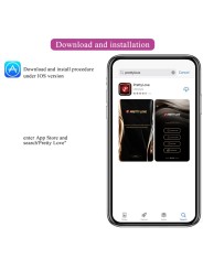 PRETTY LOVE JAYLEEN VIBRADOR APP CONTROL REMOTO LILA