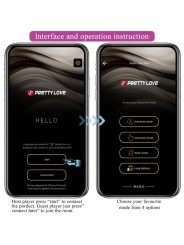 PRETTY LOVE JAYLEEN VIBRADOR APP CONTROL REMOTO LILA
