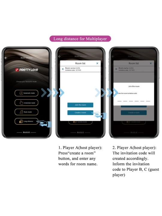 PRETTY LOVE JAYLEEN VIBRADOR APP CONTROL REMOTO LILA