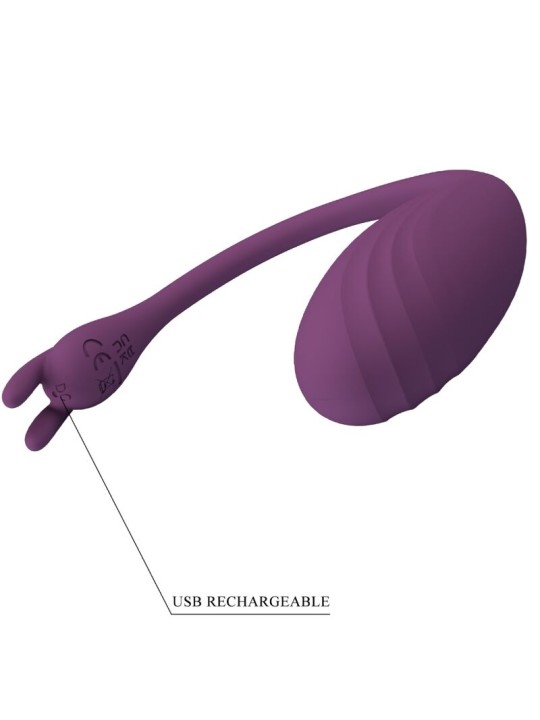 PRETTY LOVE CATALINA VIBRADOR APP CONTROL REMOTO LILA