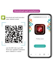 PRETTY LOVE CATALINA VIBRADOR APP CONTROL REMOTO LILA