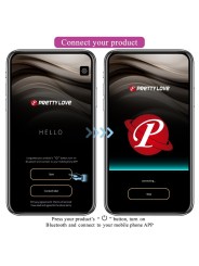 PRETTY LOVE CATALINA VIBRADOR APP CONTROL REMOTO LILA