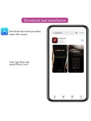 PRETTY LOVE ELVIRA KEGEL BALLS APP CONTROL REMOTO MORADO