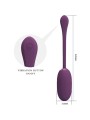 PRETTY LOVE DOREEN HUEVO VIBRADOR RECARGABLE LILA
