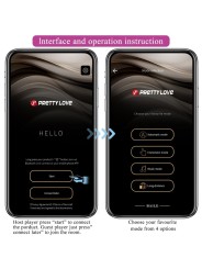 PRETTY LOVE DOREEN HUEVO VIBRADOR RECARGABLE LILA