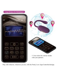 PRETTY LOVE DOREEN HUEVO VIBRADOR RECARGABLE LILA