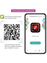 PRETTY LOVE AUGUST VIBRADOR DOBLE PLACER APP REMOTE