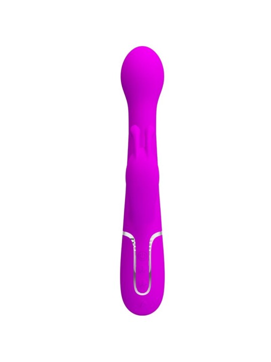 PRETTY LOVE DEJON VIBRADOR RABBIT 3 EN 1 MULTIFUNCION VIOLETA