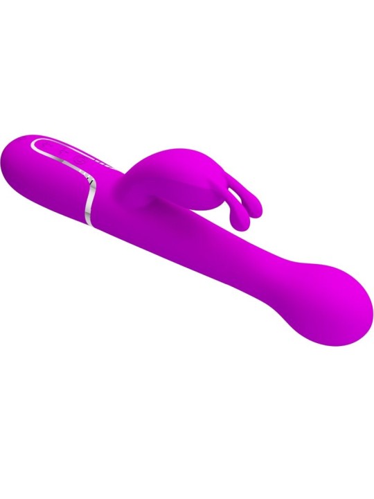 PRETTY LOVE DEJON VIBRADOR RABBIT 3 EN 1 MULTIFUNCION VIOLETA