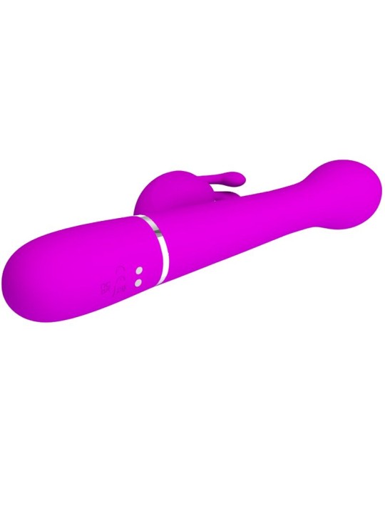 PRETTY LOVE DEJON VIBRADOR RABBIT 3 EN 1 MULTIFUNCION VIOLETA
