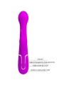 PRETTY LOVE DEJON VIBRADOR RABBIT 3 EN 1 MULTIFUNCION VIOLETA