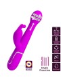 PRETTY LOVE DEJON VIBRADOR RABBIT 3 EN 1 MULTIFUNCION VIOLETA