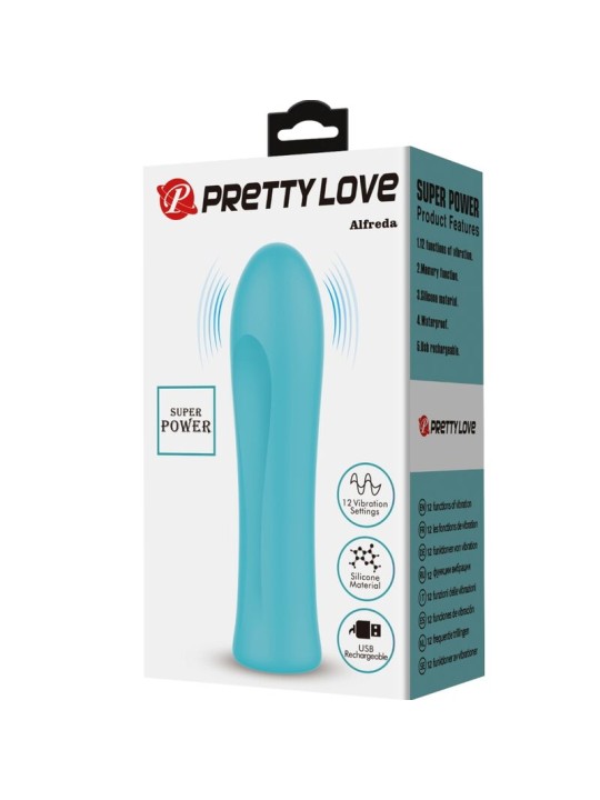 PRETTY LOVE ALFREDA VIBRADOR SUPER POWER VERDE AGUA