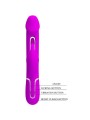 PRETTY LOVE KAMPAS VIBRADOR RABBIT 3 EN 1 MULTIFUNCION CON LENGUA FUCSIA