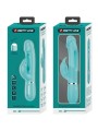 PRETTY LOVE KAMPAS VIBRADOR RABBIT 3 EN 1 MULTIFUNCION CON LENGUA VERDE AGUA