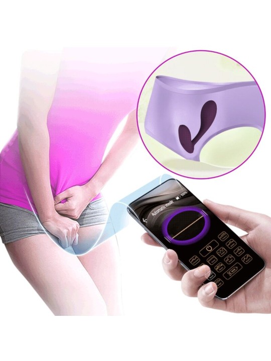 PRETTY LOVE BAIRD G SPOT 12 VIBRACIONES RECARGABLE LILA APP