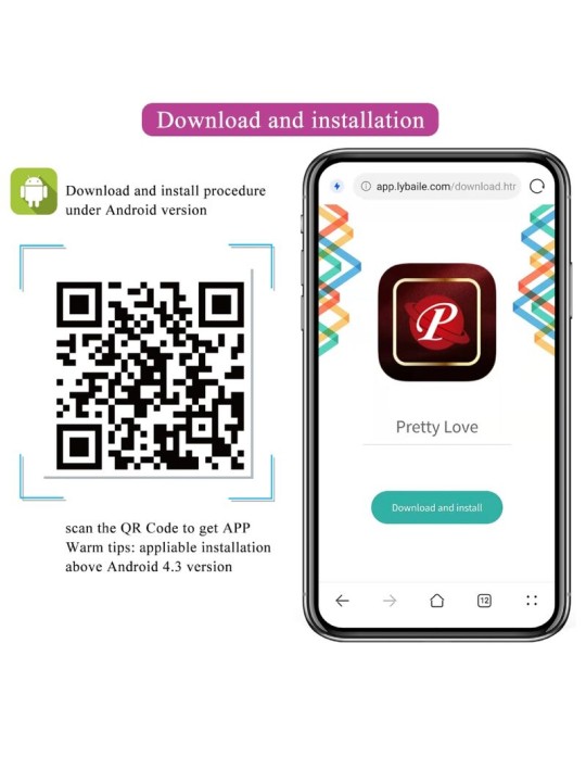 PRETTY LOVE BAIRD G SPOT 12 VIBRACIONES RECARGABLE LILA APP