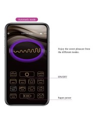 PRETTY LOVE BAIRD G SPOT 12 VIBRACIONES RECARGABLE LILA APP