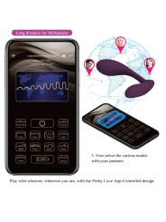 PRETTY LOVE BAIRD G SPOT 12 VIBRACIONES RECARGABLE LILA APP
