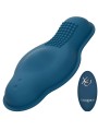 CALEXOTICS RIDER MASAJEADOR DOBLE MOTOR CONTROL REMOTO AZUL