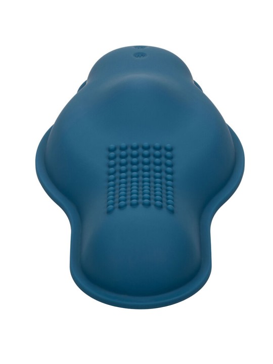CALEXOTICS RIDER MASAJEADOR DOBLE MOTOR CONTROL REMOTO AZUL