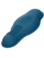 CALEXOTICS RIDER MASAJEADOR DOBLE MOTOR CONTROL REMOTO AZUL