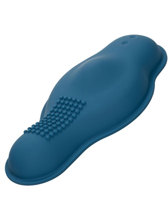CALEXOTICS RIDER MASAJEADOR DOBLE MOTOR CONTROL REMOTO AZUL