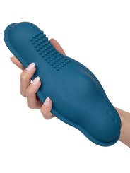 CALEXOTICS RIDER MASAJEADOR DOBLE MOTOR CONTROL REMOTO AZUL