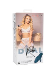 CALEXOTICS RIDER MASAJEADOR DOBLE MOTOR CONTROL REMOTO AZUL