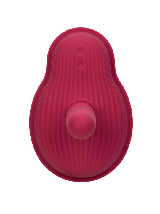CALEXOTICS RIDER MASAJEADOR DOBLE MOTOR CONTROL REMOTO ROJO