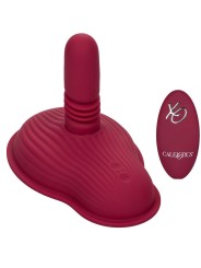 CALEXOTICS RIDER MASAJEADOR DOBLE MOTOR CONTROL REMOTO ROJO