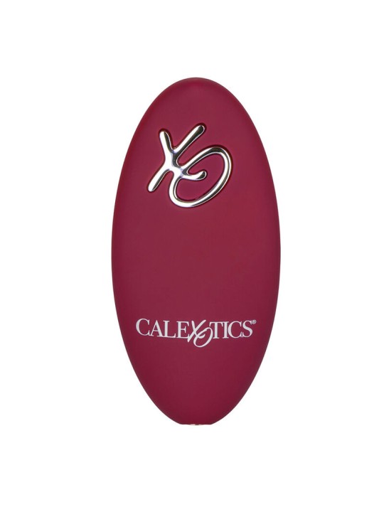 CALEXOTICS RIDER MASAJEADOR DOBLE MOTOR CONTROL REMOTO ROJO
