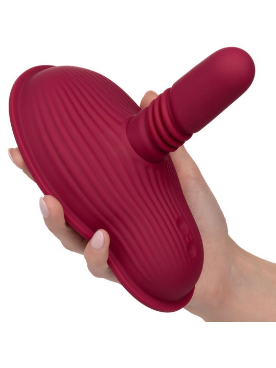 CALEXOTICS RIDER MASAJEADOR DOBLE MOTOR CONTROL REMOTO ROJO