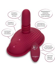 CALEXOTICS RIDER MASAJEADOR DOBLE MOTOR CONTROL REMOTO ROJO