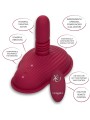 CALEXOTICS RIDER MASAJEADOR DOBLE MOTOR CONTROL REMOTO ROJO