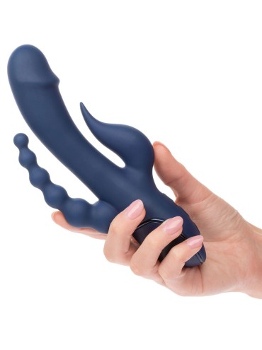 CALEXOTICS VIBRADOR TRIPLE ORGASM AZUL