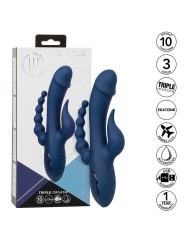 CALEXOTICS VIBRADOR TRIPLE ORGASM AZUL