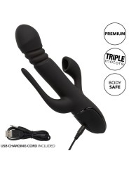 CALEXOTICS VIBRADOR TRIPLE EUPHORIA NEGRO